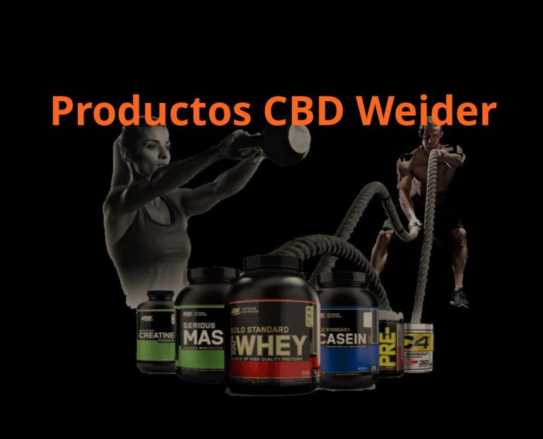 La mejor selección de los Productos CBD de Weider