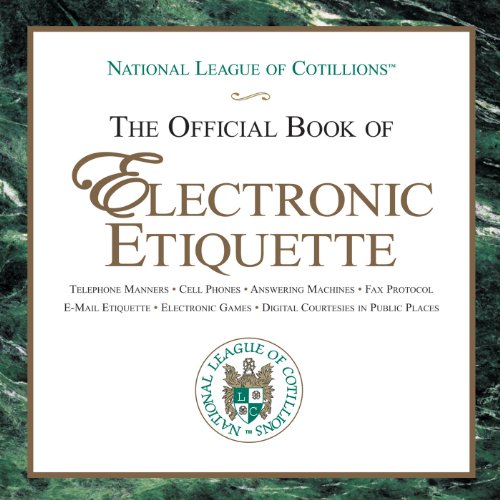 The Official Book Of Electronic Etiquette Charles Winters